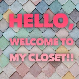 Welcome to my closet !!
